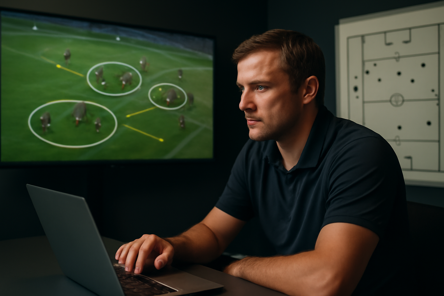 Analyse tactique de phases de jeu de rugby sur écran