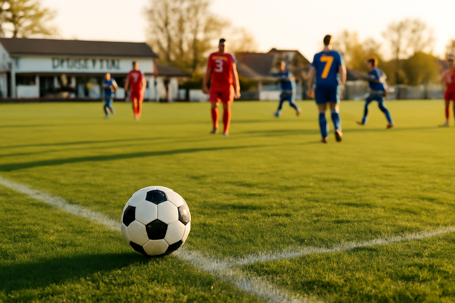 fc soleil bischheim : équipe du FC Soleil Bischheim sur le terrain en Alsace